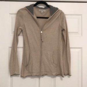 Cashmere blend Banana Republic zip up